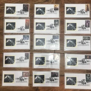 Lot of 15 STAR WARS FIRST DAY OF ISSUE May 25 2007 Stamped Envelope Set